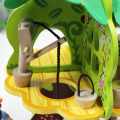 Enfants Bricolage Wooden Tree Toy Doll Maison avec meubles